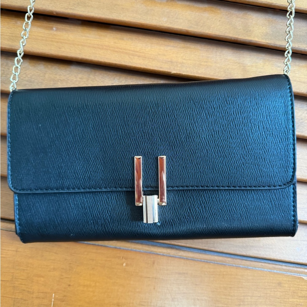 Elegant Black Over the Shoulder/Clutch Bag